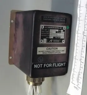 Cg201a-1 Advanced Industries Aviation 28.5v Dc Generator Control G2l5