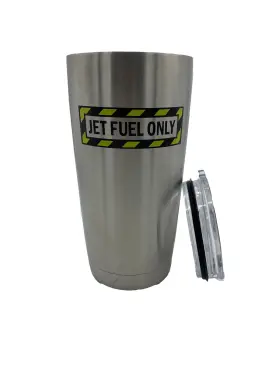 Napx280-jet Aero Phoenix Jet Fuel Only - Stainless Steel 20oz Tumbler Great Pilot Gift
