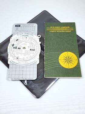 Aero Products Research E6-b1 Vintage Apr Flight Computer Airlearn System In Case