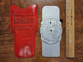 Aero Products Research Faa-93a Small E6-b Metal Flight Computer Military Issue With Case