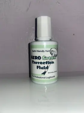 46764 Aerophoenix Aerogreen Correction Fluid For Professional Logbooks By Aero Phoenix