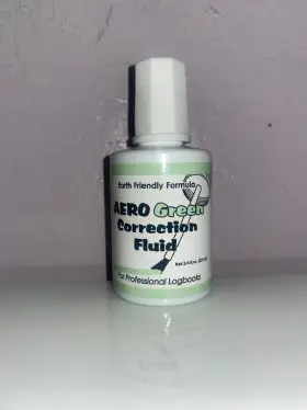 1135667144 Aerophoenix 4764 Aerogreen Correction Fluid For Professional Logbooks By Aero Phoenix