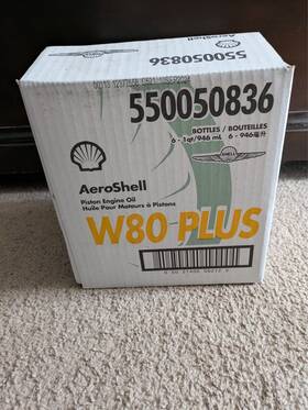 Aeroshell 550050836 W80 Plus - 2 Boxes 12 Qts