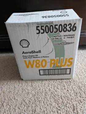 550050836 Aeroshell W80 Plus - 2 Boxes 12 Qts