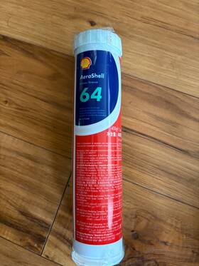 Aeroshell Asg-64 64 Synthetic Aircraft Grease 14 Oz Cartridge Extreme Pres. With Certs