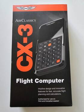 Airclassics 09951i Bnib Cx-3 Flight Computer Fast Accurate Easy Planning For Pilots