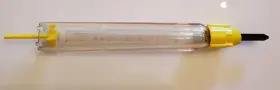 391s Airtrans Aviation Fuel Tester With Built-in Cowl Screwdriver 9.25 Inch Clear Yellow