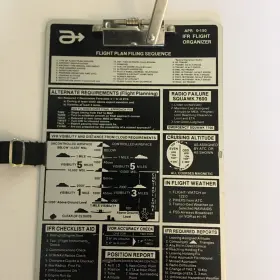 Apr-o150 Apr Ifr Flight Organizer Lap Board With Knee Strap