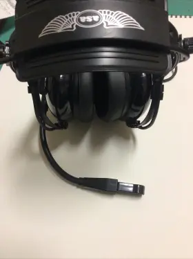 Asa 692761308626 Hs-1 Aviation Headset Not Tested Sold As Is
