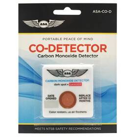 Asa 855734008668 Carbon Monoxide Detector - Aircraft Co New