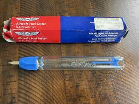 Asa Asa-aft-1 Aircraft Fuel Tester And Screwdriver - Blue