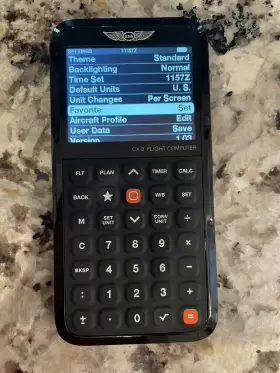 Asa-cx-3 Asa Black Cx-3 Flight Computer - Electronic Pilots Aviation Calculator