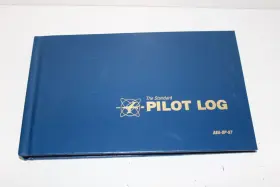 Asa-sp-57 Asa Standard Pilot Logbook - Navy Hardcover