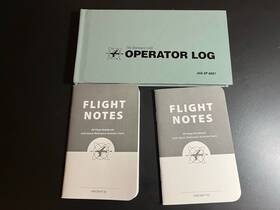 Asa Asa-sp-uas1 Standard Uas Drone Operator Log - Gray