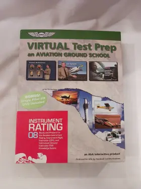 Asa-vtp-i-08 Asa Virtual Test Prep Instrument Rating 08 Cfii Faa Single Pilot Ifr Books And Dvd