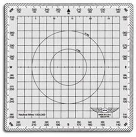 Asa Cp-p5 New International Square Chart Plotter