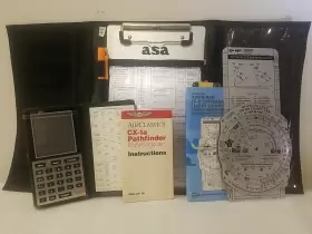 E6-b9 Asa Cx-1a Pathfinder And Apr Flight Computer Combo With Case - Working
