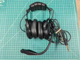 Hs-a1 Asa Pilot Headset. Hs-a1. Dual / Ga Plugs. Great Shape. Aviation Communications