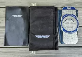 Asa-piper-jeppesen E6b Pc3 And Pc-3 Metal Flight Computers- Vfr Organizer