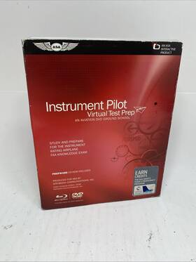 Asa Tm141669-2 Instrument Pilot Virtual Test Prep Dvds And Blu-ray S School Exam Study