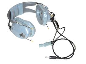 Astrocom 10175 Mx-2507/aic M-87/aic Unissued Pilots Aviators Comms Headset And M-87 E/v Mic