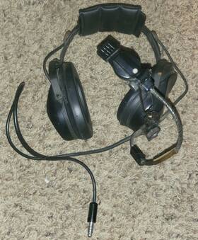 Astrocom 10391-b Military Aviation Headset 5965-00-755-4643 M-871a1c