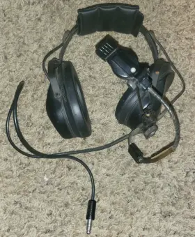 5965-00-755-4643 Astrocom 10391-b Military Aviation Headset M-871a1c