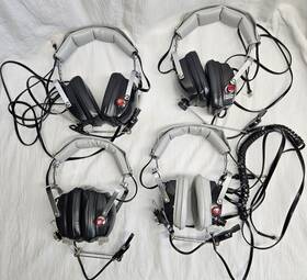 Audio Com 8726 Pilot / Co-pilot 2 Voice Activated Intercom Headphone Headsets