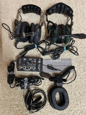 Avcomm. Ac-200. Ac-900. Ac-2x Aviation Headsets