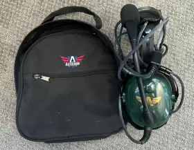 Ac-900 Avcomm Aviation Communication Pnr Stereo Headset