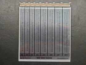 Avery Tools 04-05400 An Bolt Gauge Plate Usa Made