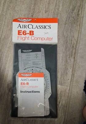 Aviation Supplies And Academics X0008ld6pd Asa Air Classics E6-b Color Flight Computer