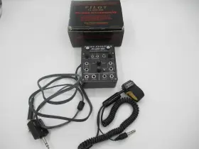 400-3bl Avionics Pilot Pa 4 Place Voice Activated Intercom Untested Inch Look