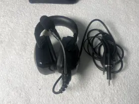 Q070182 Avionics Avshop Design Aviation Headset Very Good Condition