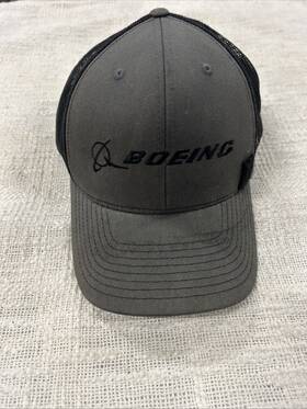 Boeing 1150150107900003 Richardson Trucker Charcoal Cap Hat Mesh Snapback