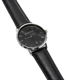 Boeing 117017040384 Mens Silver Rotating Airplane Watch