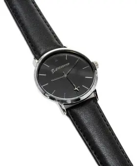 Boeing 117017040384 Mens Silver Rotating Airplane Watch