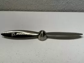 Boeing 460060020427 Propeller Letter Opener - Gunmetal