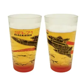 Dw-psr71 Born Aviation Sr-71 Blackbird Pint Glass - 1