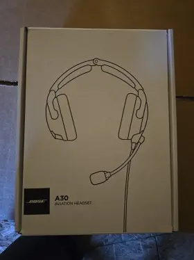 Bose 017817840507 A30 Aviation Headset With Bluetooth Dual Plug Cable - Black Brand New