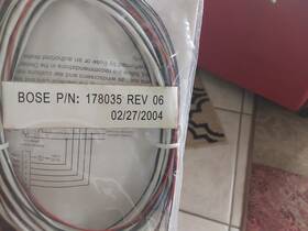 Bose 178035 Aviation Headset X Aircraft Panel Connector Install Kit Pn178035 / Rev6