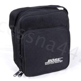 Bose 180729 Aviation Headset Carry Case Bag Black Extra Zip Pocket Factory New