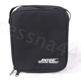301995 Bose Aviation Headset Carry Case 001 Black Zip Side Support Insert New