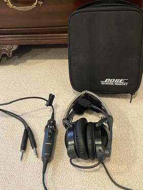 Bose 308100-0280 Refurbished X A10 Dual Plug Aviation Headset Ahx-32-01