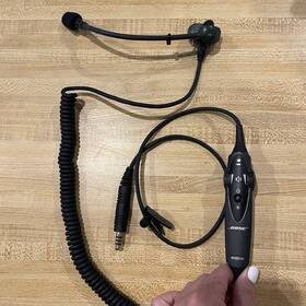 Bose 309506-0060 Headset Cable U174 Helicopter Plug - Ahx-32-04 Boom Mic Low Impedance