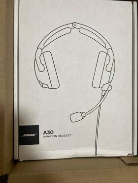 Bose 324843-1133 A30 Aviation Headset With Bluetooth Brand New Sealed Box