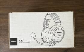 Bose 324843-w020 A20 Aviation Headset No Bluetooth Single Plug With Case Please Read