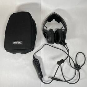 Bose 324843-w040 A20 Aviation Headset No Bluetooth Single Plug U-174 Black With Case