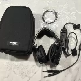 3248433020 Bose A20 Aviation Headset With Bluetooth And Dual Plug Cable - Black