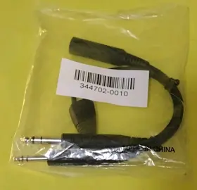 344702-0010 Bose Genuine Adapter A20 Headsets 6-pin Lemo To Dual-plugs Ga New And Sealed